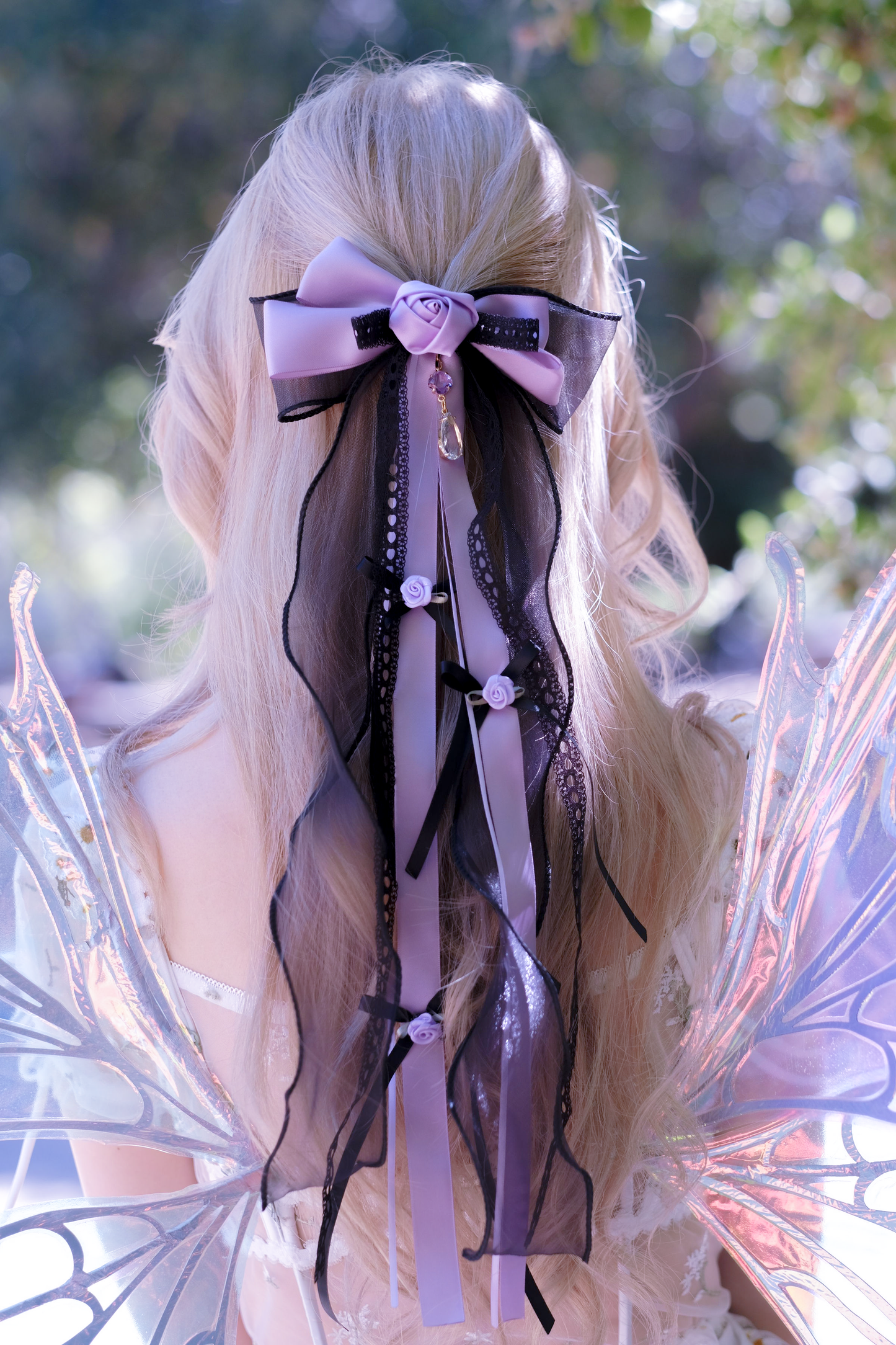 Raven Faerie Bow