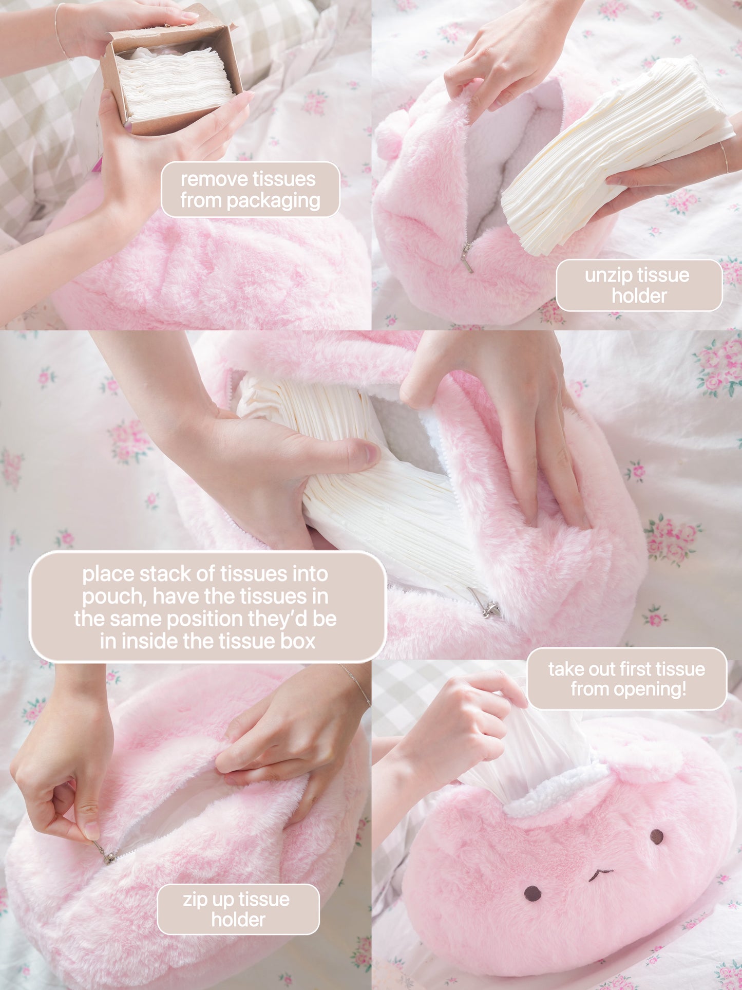 PREORDER ✿ Sakura Mochi ♡ Tissue Holder