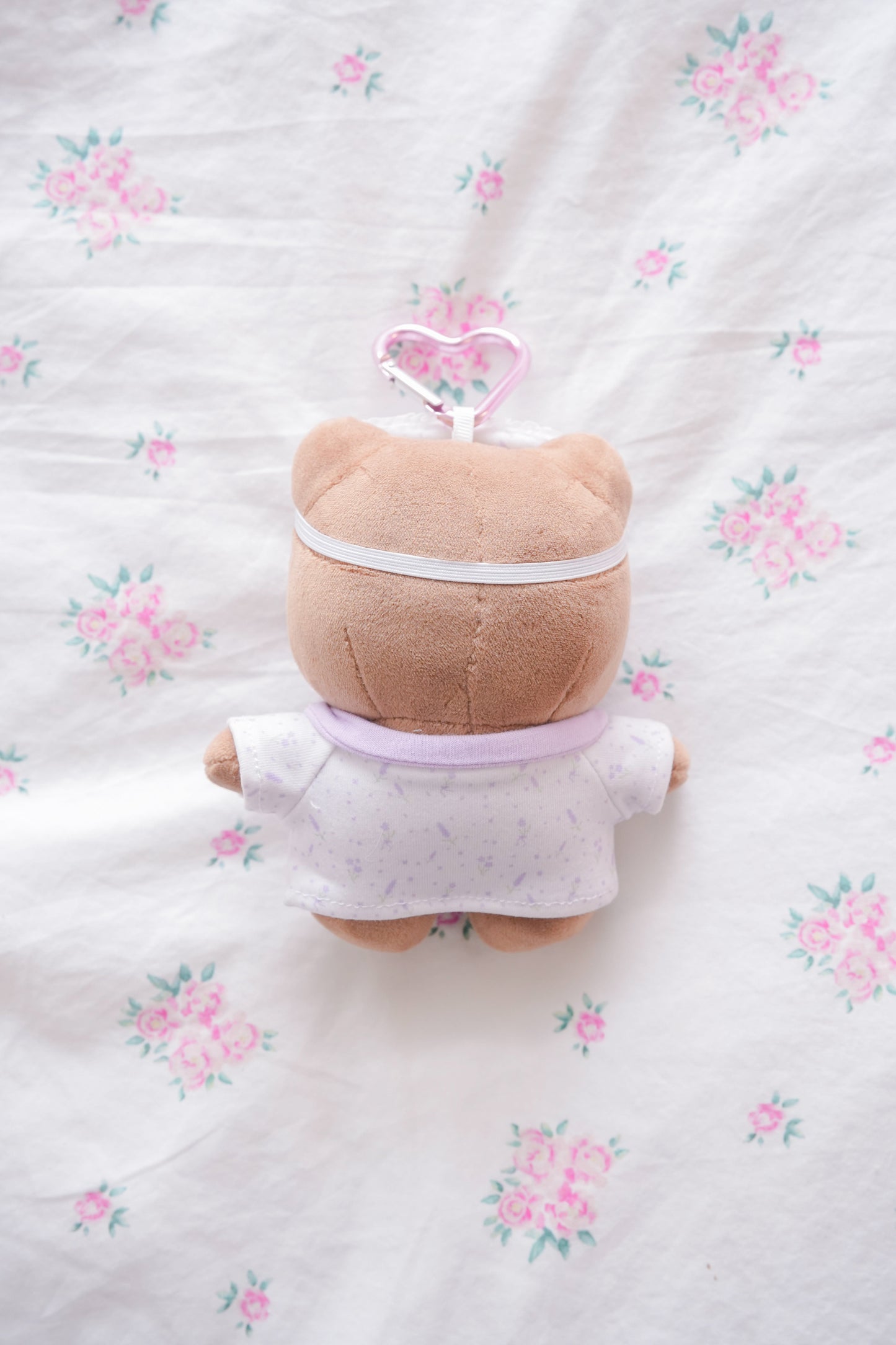 PREORDER ✿ Lavender Cocoa ♡ Crème Cat Keychain