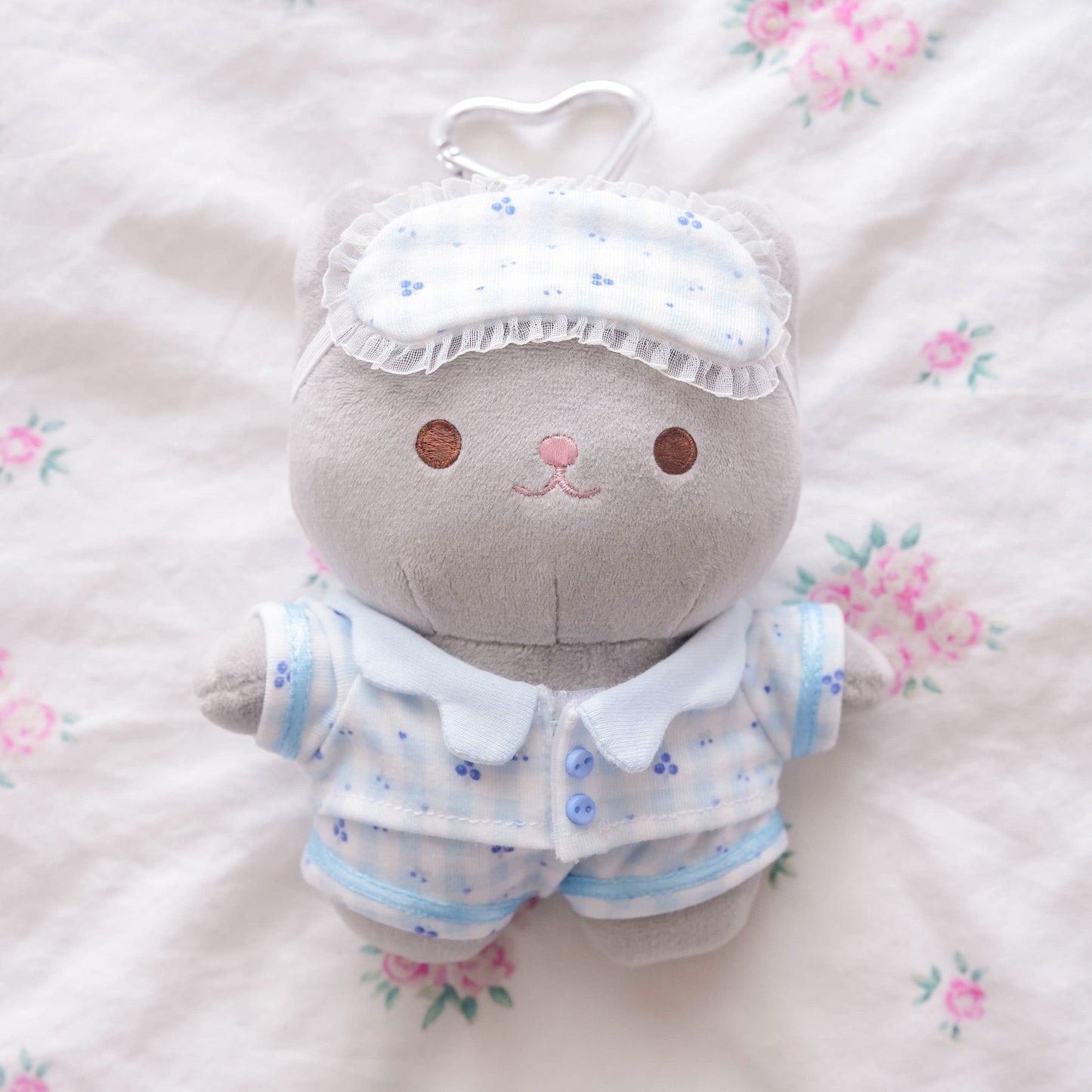 PREORDER ✿ Blueberry ♡ Crème Cat Keychain