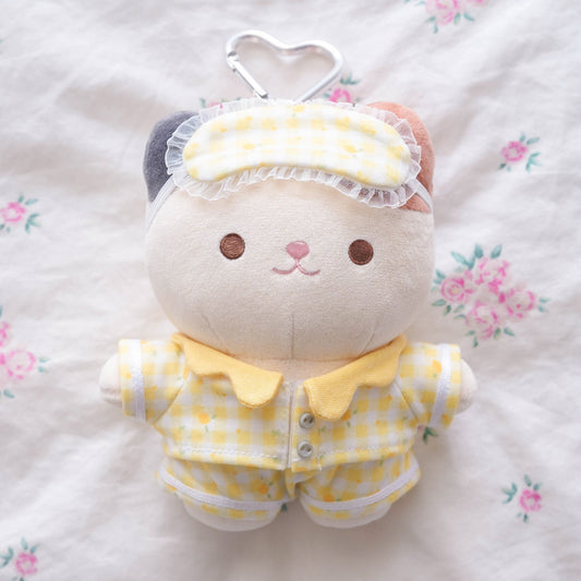 PREORDER ✿ Lemon ♡ Crème Cat Keychain