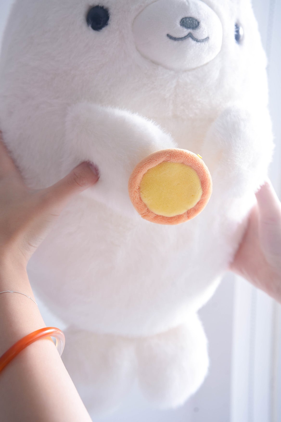 Seal Eggtart Plushie ♡ One of a Kind!