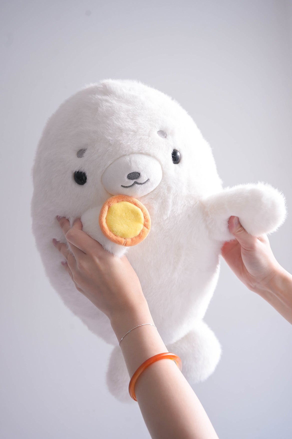 Seal Eggtart Plushie ♡ One of a Kind!