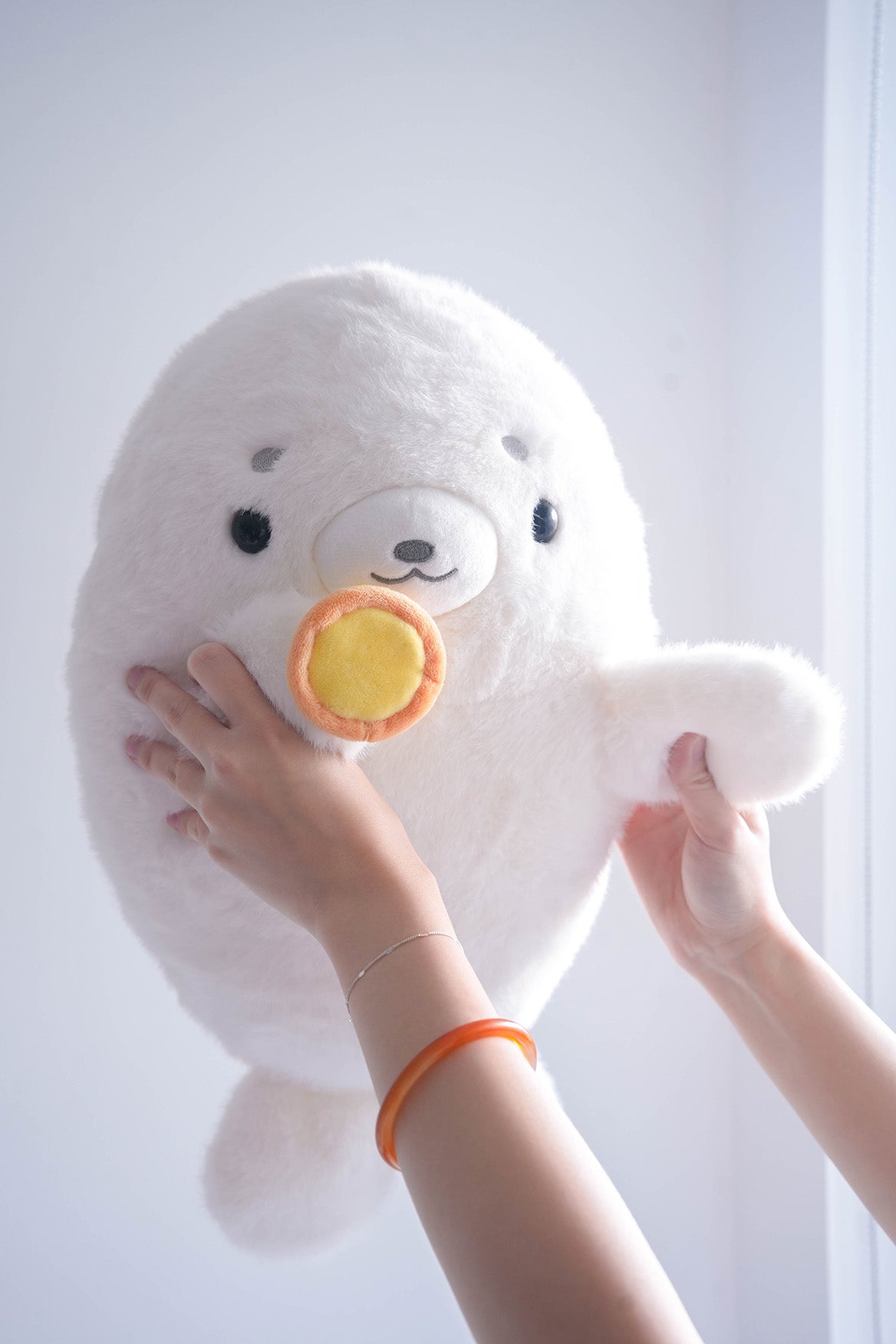 Seal Eggtart Plushie ♡ One of a Kind!