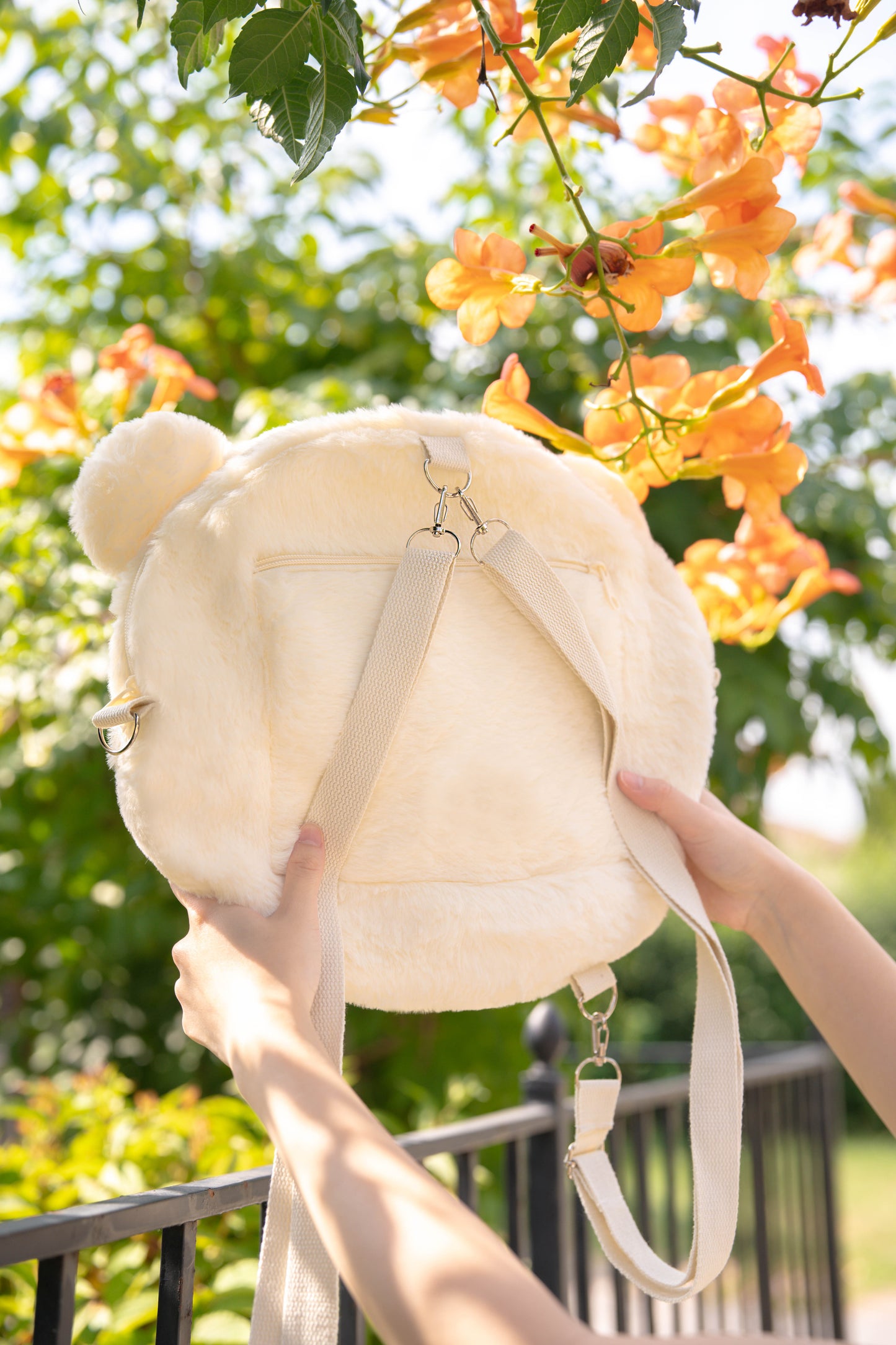 Sweet Bear Melon-pan ♡ Plush Purse/Backpack