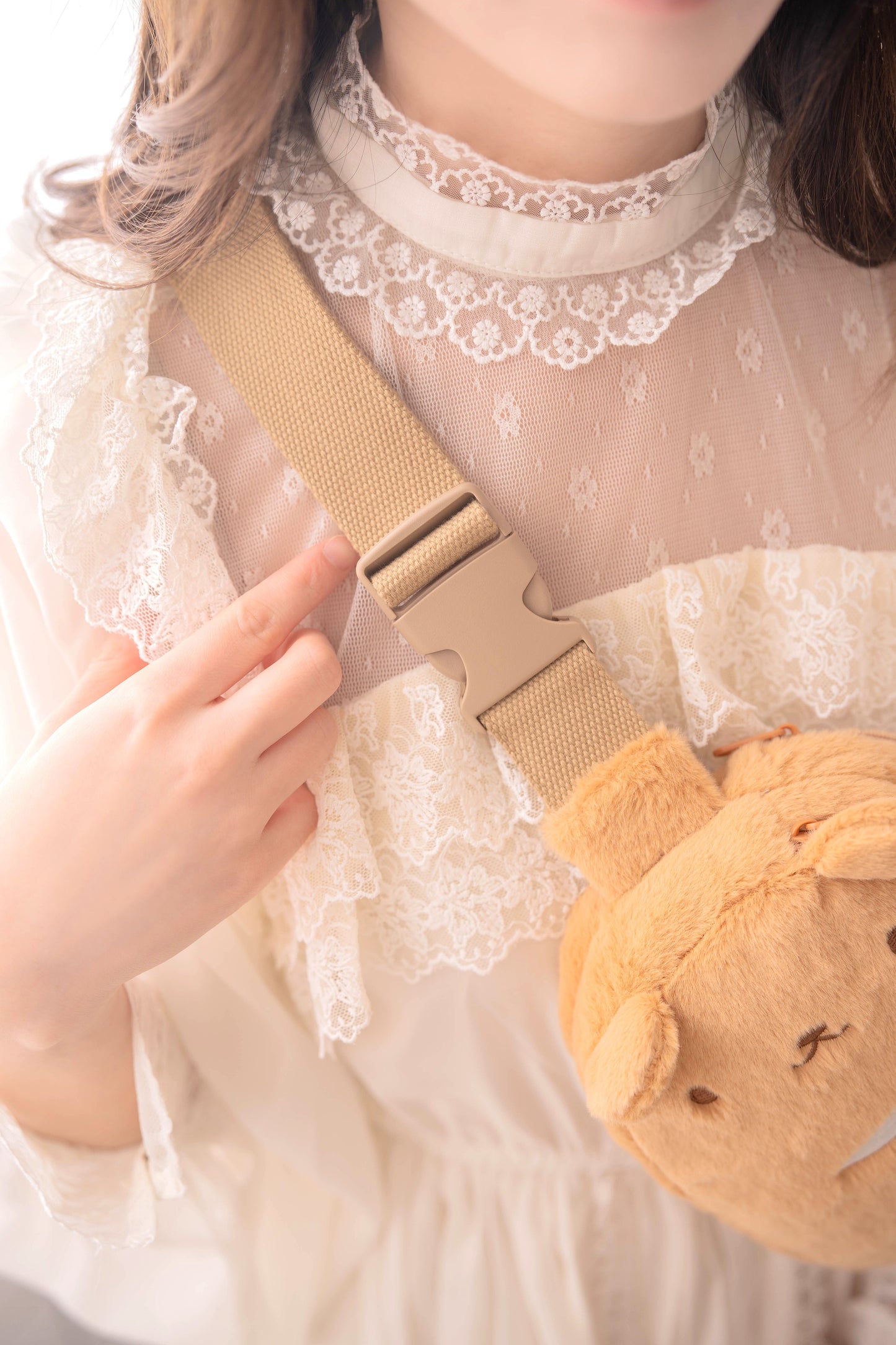 PREORDER ✿ Babie Bear Baguette ♡ Crossbody Bag V2 | remaining stock