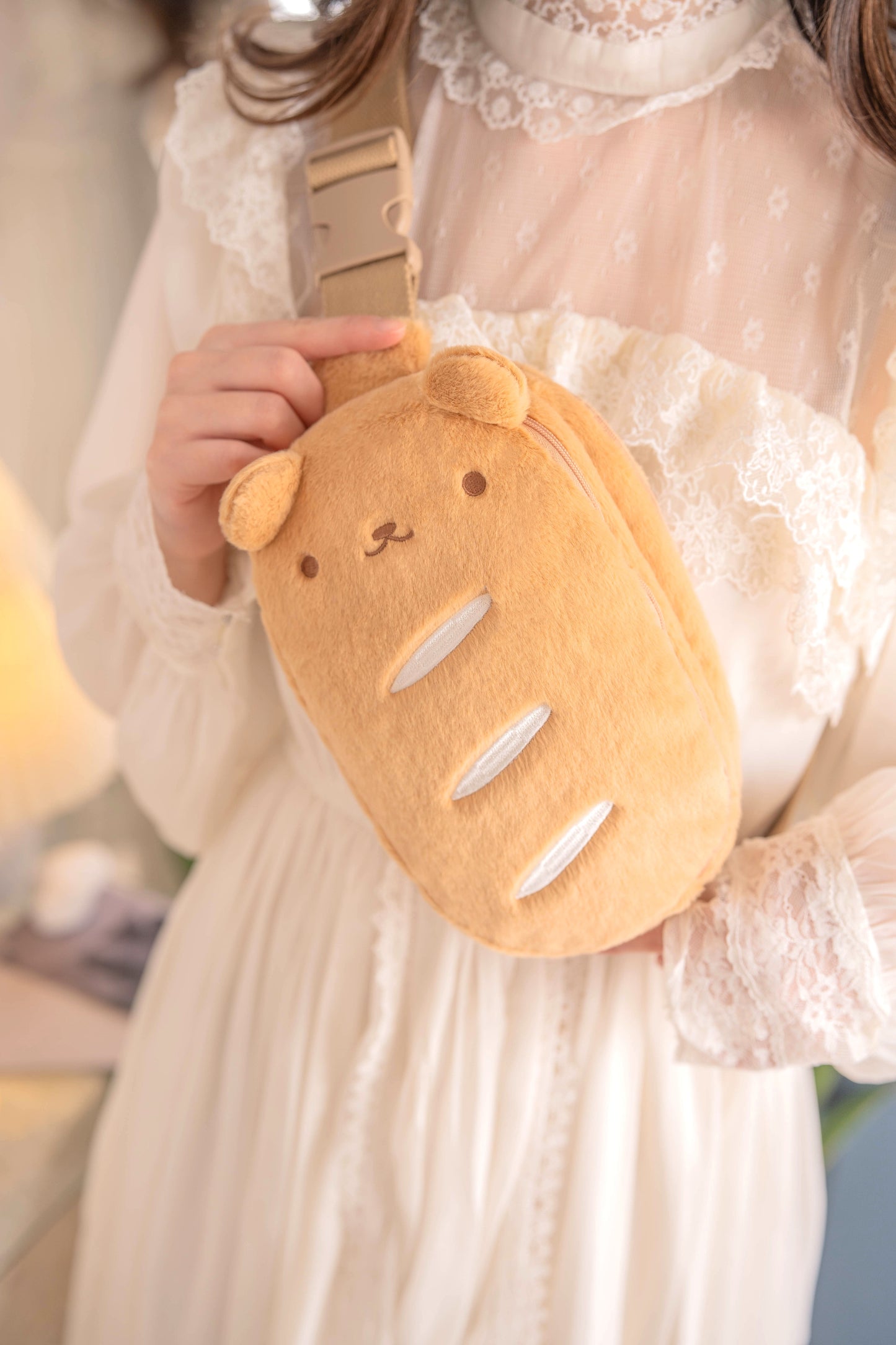 PREORDER ✿ Babie Bear Baguette ♡ Crossbody Bag V2 | remaining stock