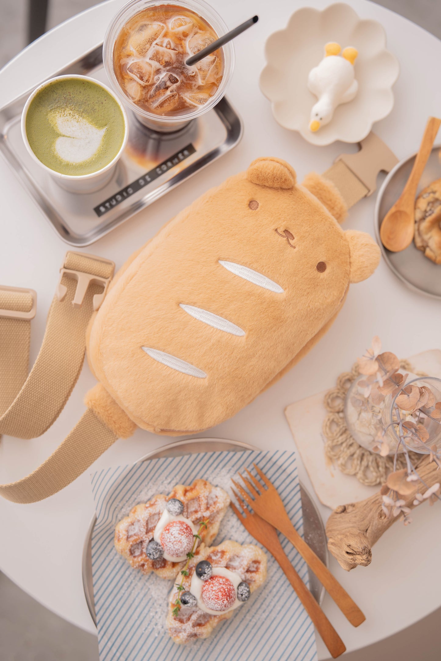 PREORDER ✿ Babie Bear Baguette ♡ Crossbody Bag V2 | remaining stock